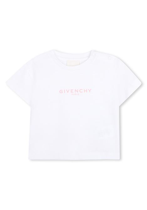 T-shirt con stampa GIVENCHY KIDS | H3137910P